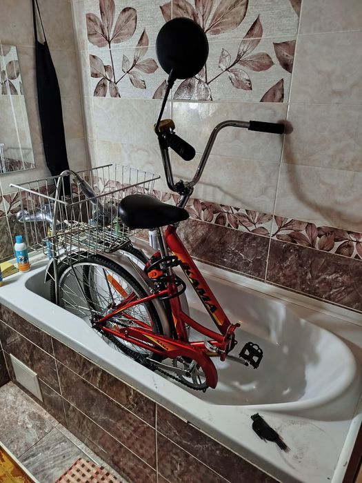 Велосипед, Кама. Россия.