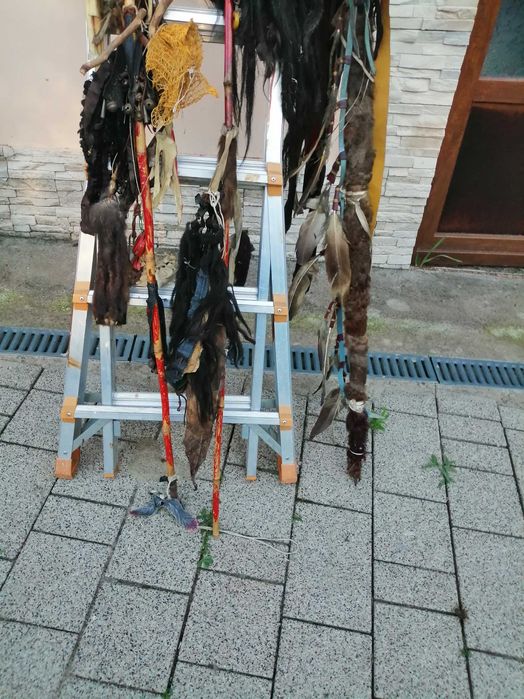 Toiag vechi de colectie, aspect tribal