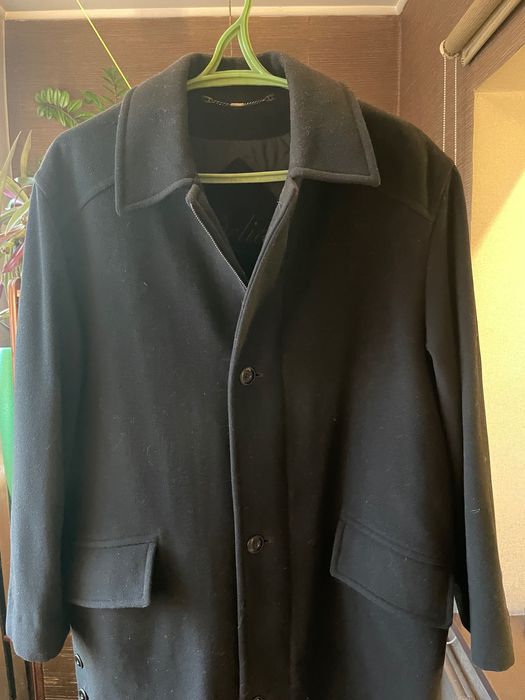 Пальто кашемировое черное