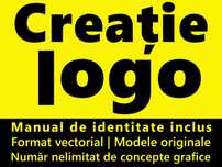 Logo Design. Sigle format vectorial, Manual identitate inclus. 500 lei