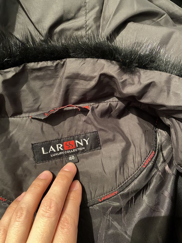 Пальто LARSSNY с утеплителем из верблюжьей шерсти