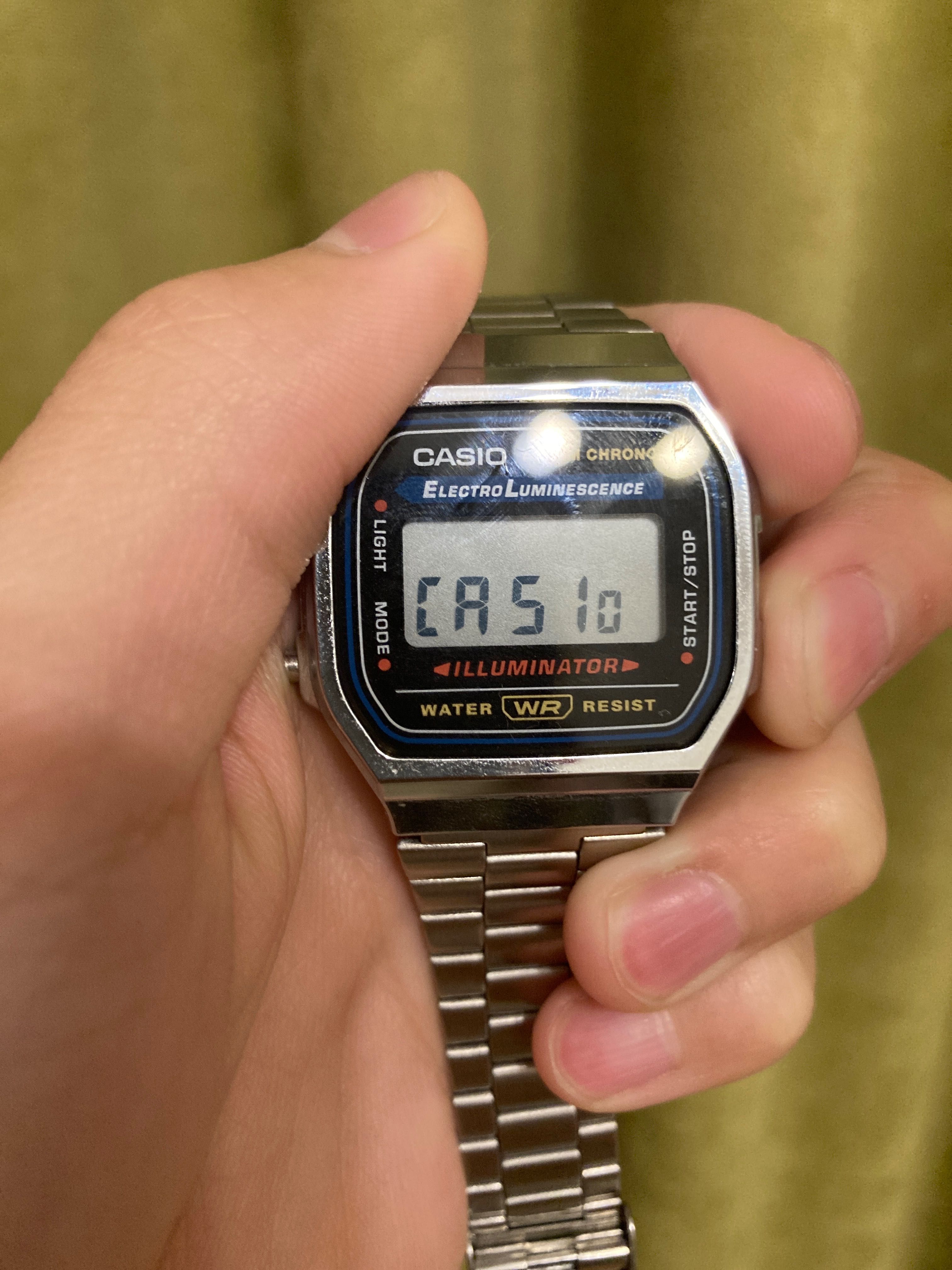 Оригинальные часы Casio A168-WA-1W