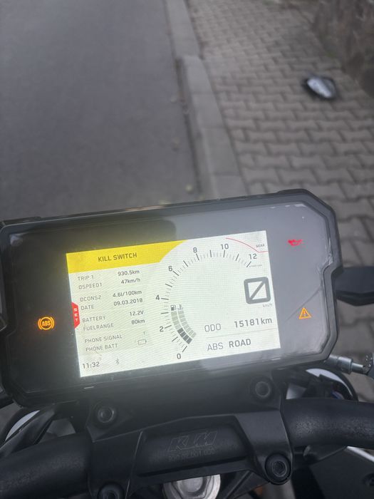 Ktm duke 390 2020 avariat