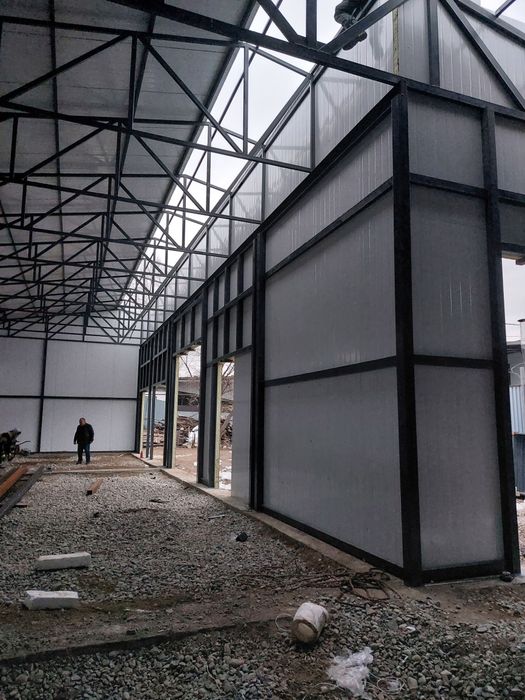 Ангары, Склады из сэндвич панелей