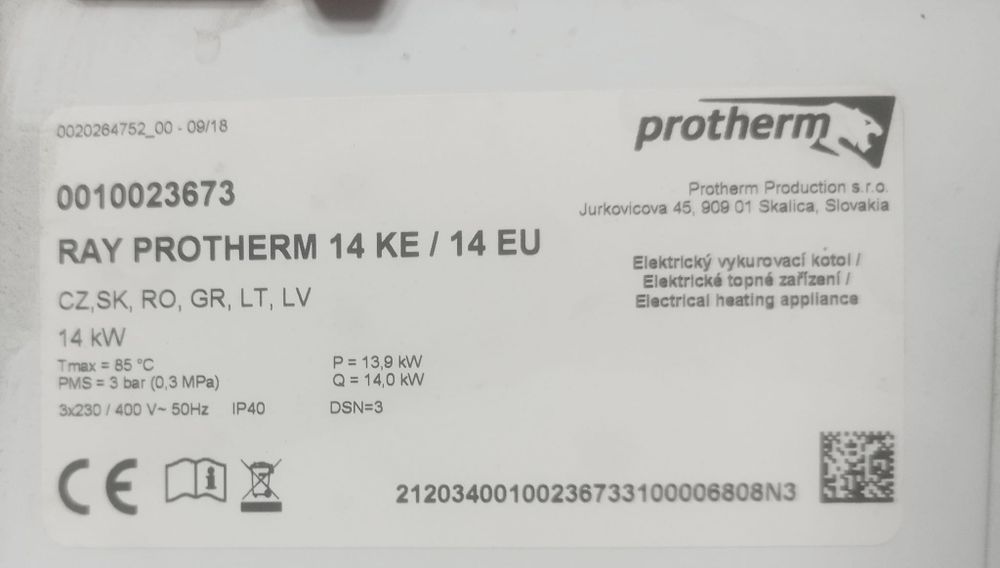 Boiler electric  și centrala electrica