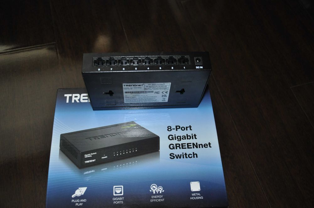 8 port gigabit greennet Trendnet noi