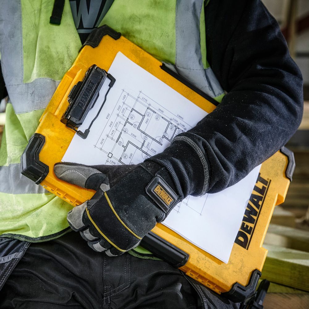 Комплект Куфари DeWALT TSTAK + Клипборд за документи и чертежи