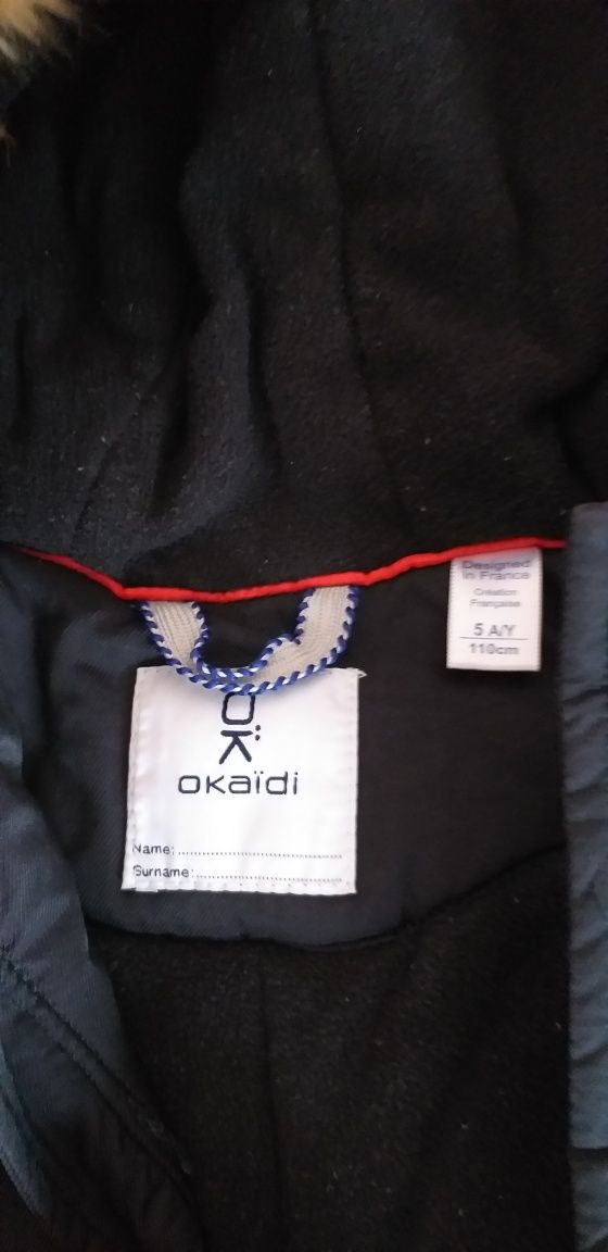 Зимняя куртка Okaidi оригинал, р-110.