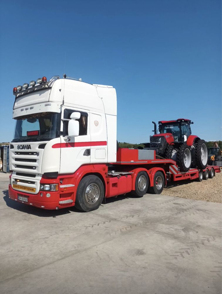 Transport utilaje Tractoare Combine Buldoexcavatoare Excavatoare