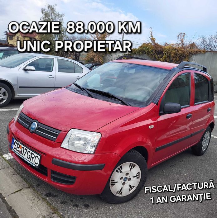 OCAZIE 88000 KM fiat panda 1.3 2008 consum4% fiscal 1 an garantie