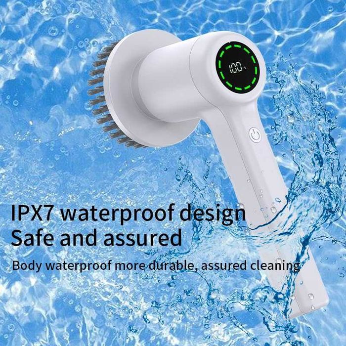 REDUS de la 260RON, Perie electrica rotativa curatare, LCD+Turbo speed