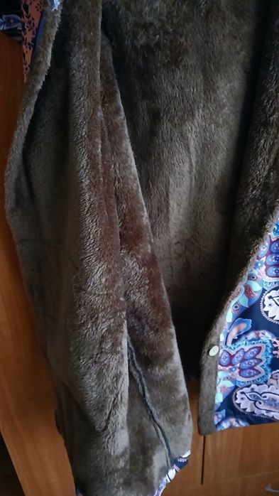 Super Reducere Haina treisferturi  cu blana