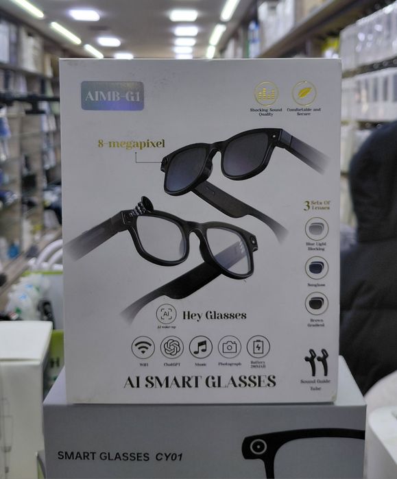 Умные очки с камерой / smart glasses ( AIMB-G1 )