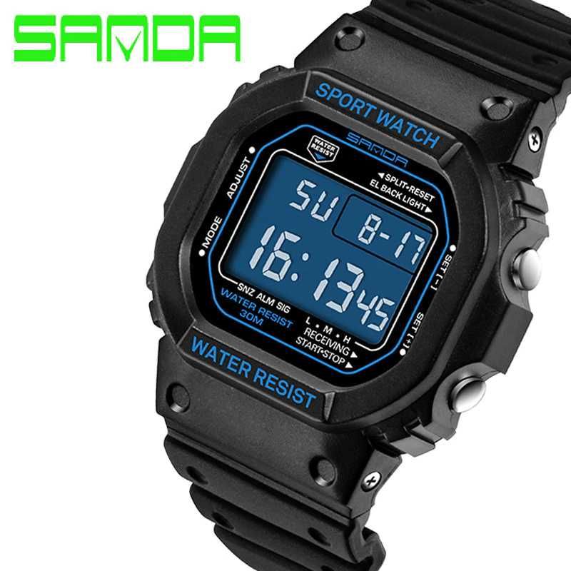 Ceas Sport- Samoa 329 Men LED Sports Watch with Alarm Date Day