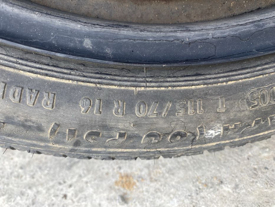 Roata de rezerva slim opel astra h Zafira B r16
