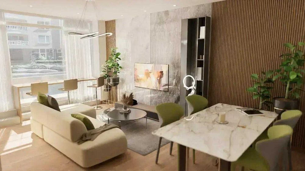 Двустаен апартамент на партер в затворен VIP комплекс „Перла“