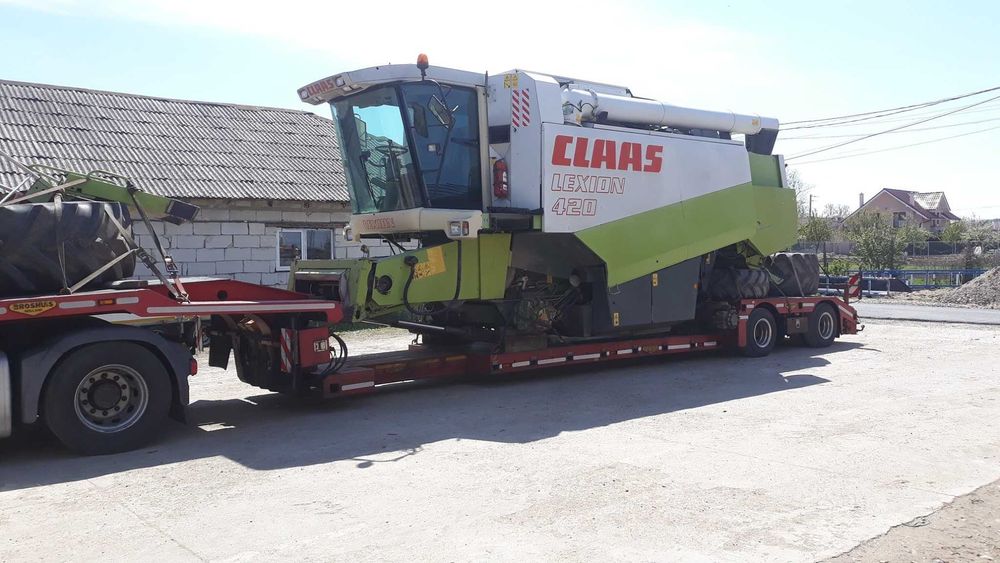 Transport utilaje agricole , utilaje constructii / agabaritic