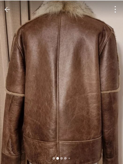 Geaca din piele  tip cojoc Avirex