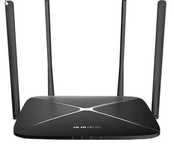 Router wireless MERCUSYS AC12G, AC1200, Gigabit, Dual-Band, Negru