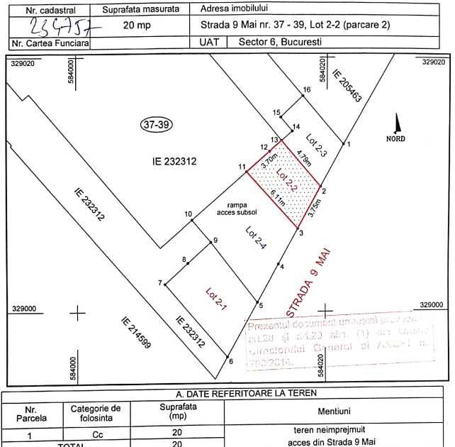 Loc parcare strada 9 Mai Crangasi stadion Giulesti/restaurant Potcoava