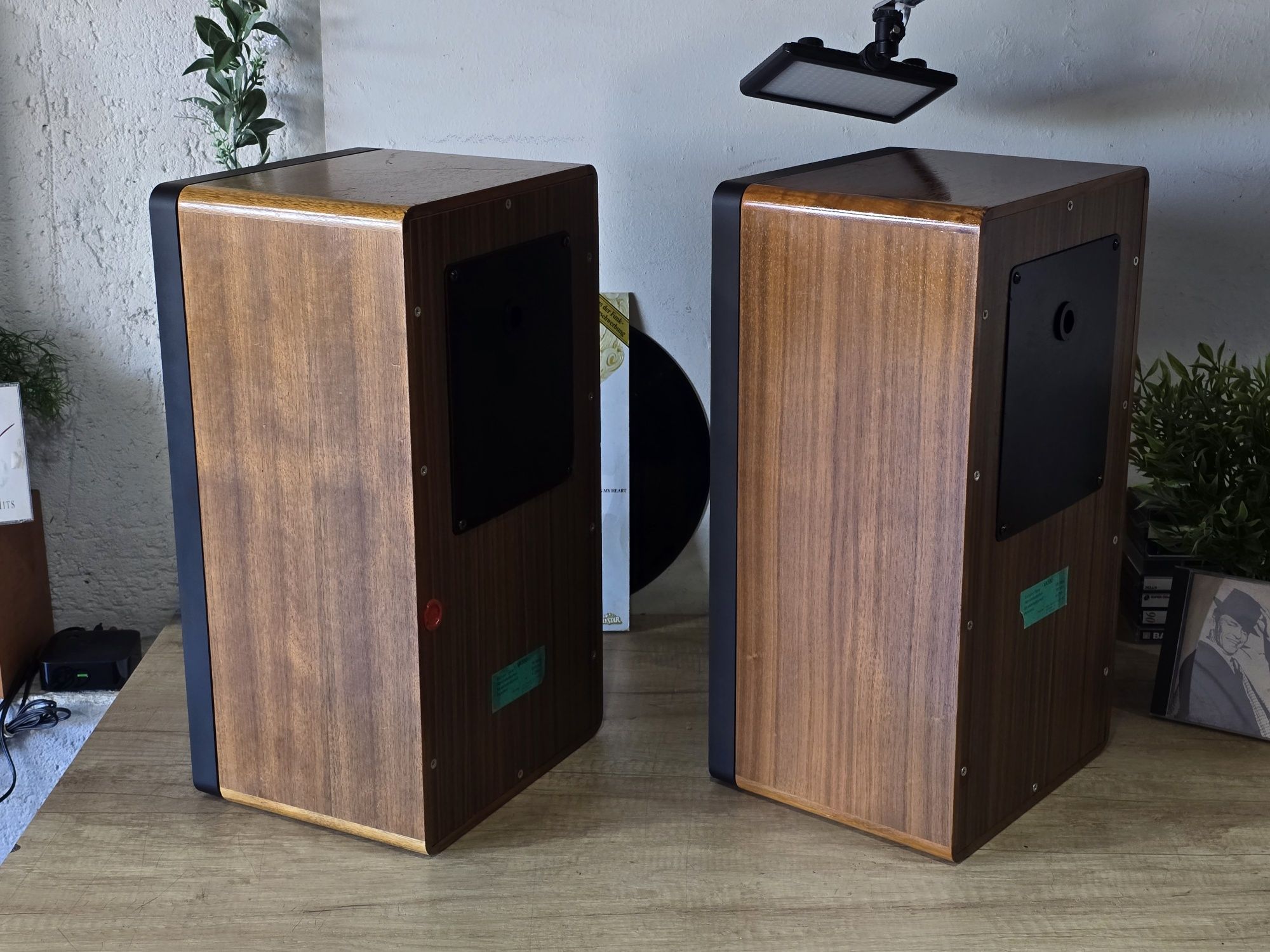 Boxe pasive HECO VA-580, hifi audio vintage, 3 cai, compresie