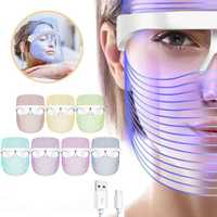Козметична Фотонна LED маска за лице терапия за бръчки акне пори фотон