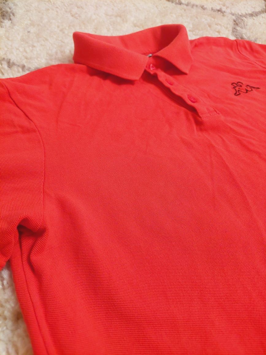 Tricou Kappa roșu/roz aprins 100% bumbac