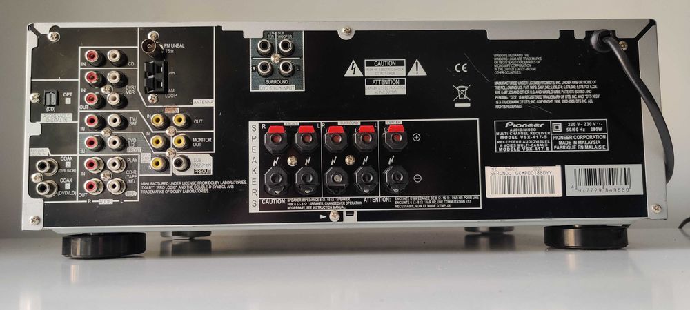 Pioneer VSX 417 muzica amplificator analog 5.1 muzica