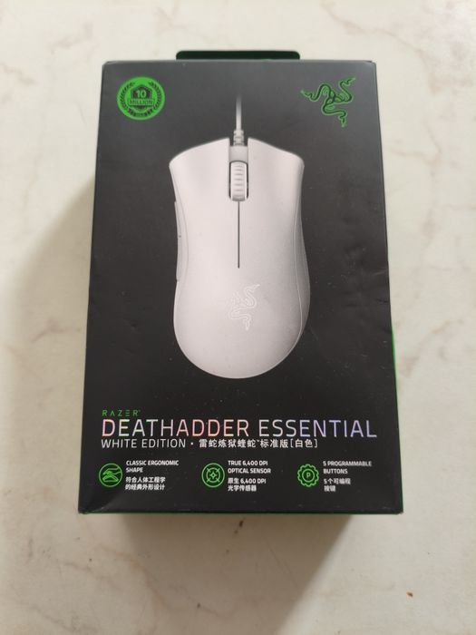 Игровая мышь в стиле Razer DeathAdder Essential — Новая, в коробке!