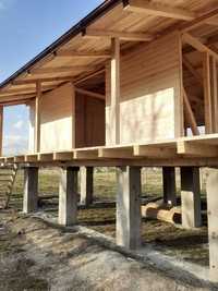 Cabana A Frame si casa din structura de lemn de vanzare