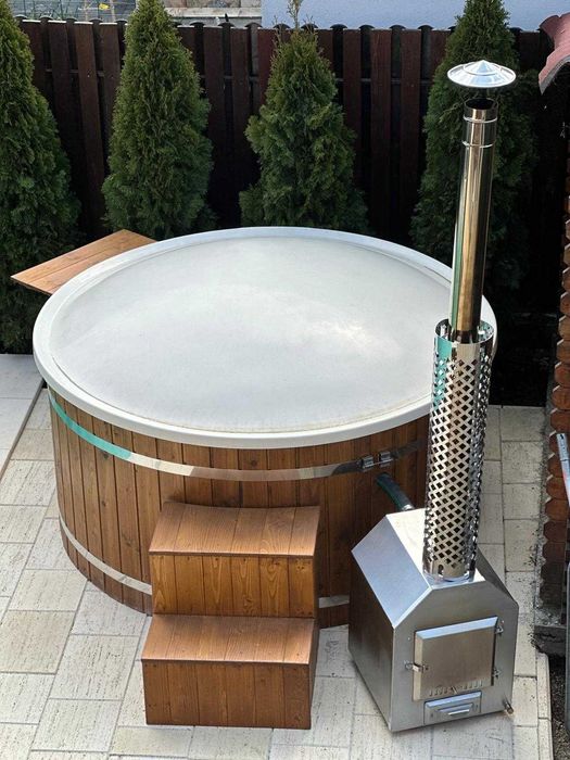 Ciubar fibra sticla - soba exterioara inox 28kW