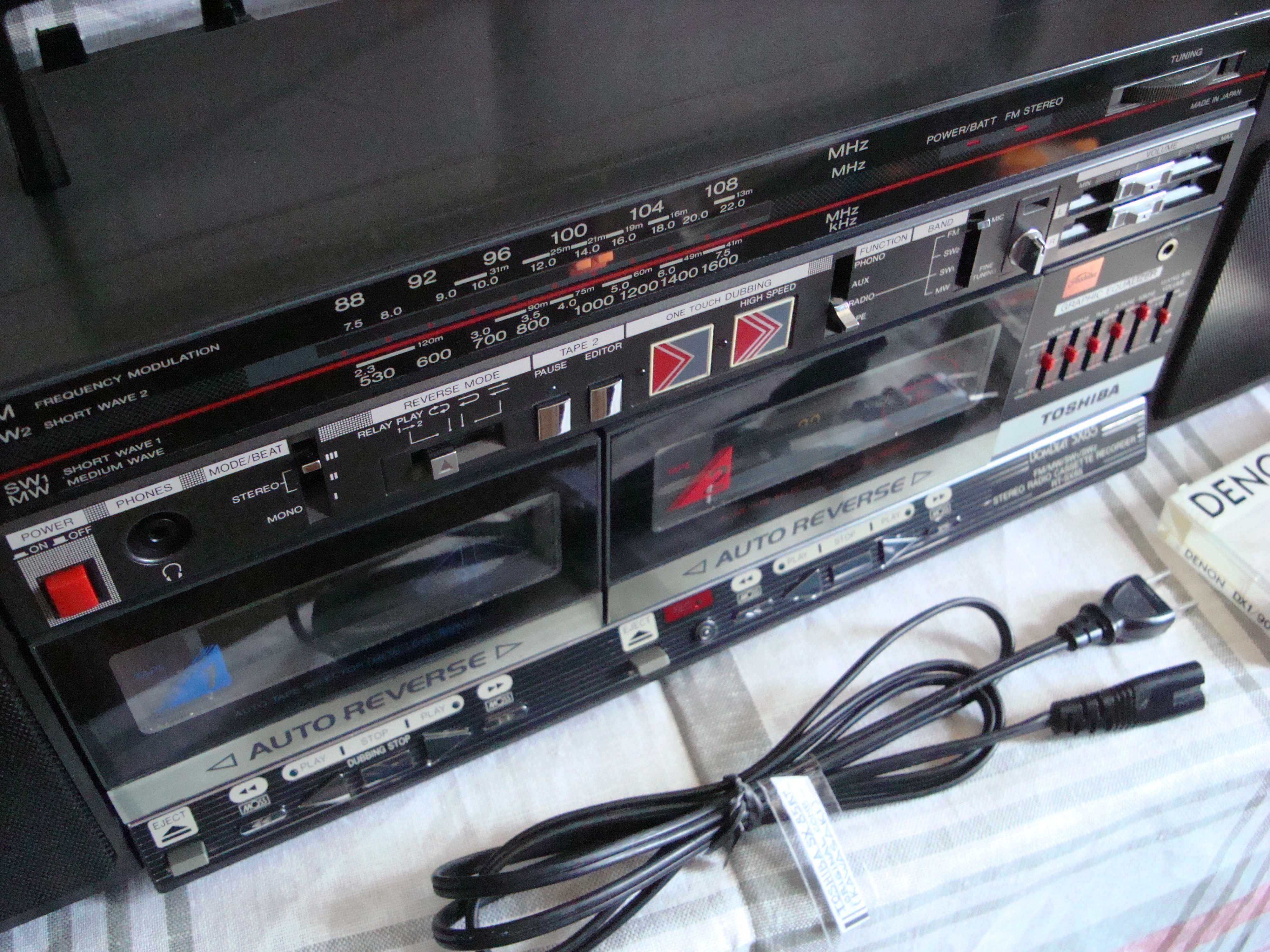TOSHIBA RT-SX 85 BomBeat. Редкая. 1986 год.  MADE IN JAPAN.