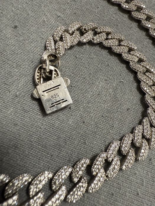 Colier cuban argint 925