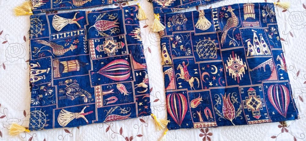 Наволочки на подушки 50 на 50см турецкие для диванов 4шт. новые