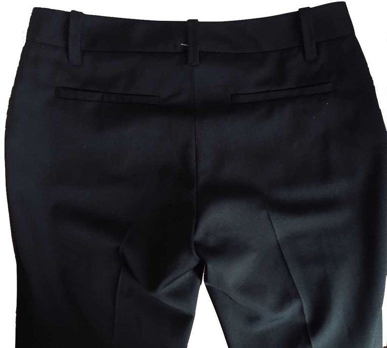BARBARA BUI Superbi Pantaloni Lână Negru Classic Slim-Fit Casual
