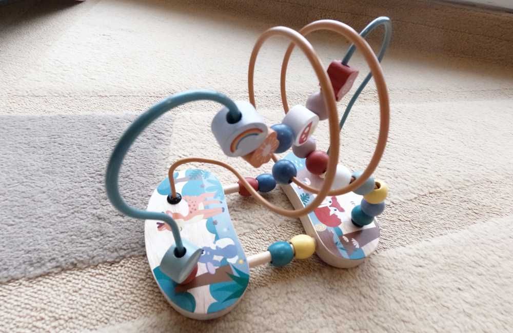 Jucarie bebe Smiki, Animale de padure, labirint intortocheat