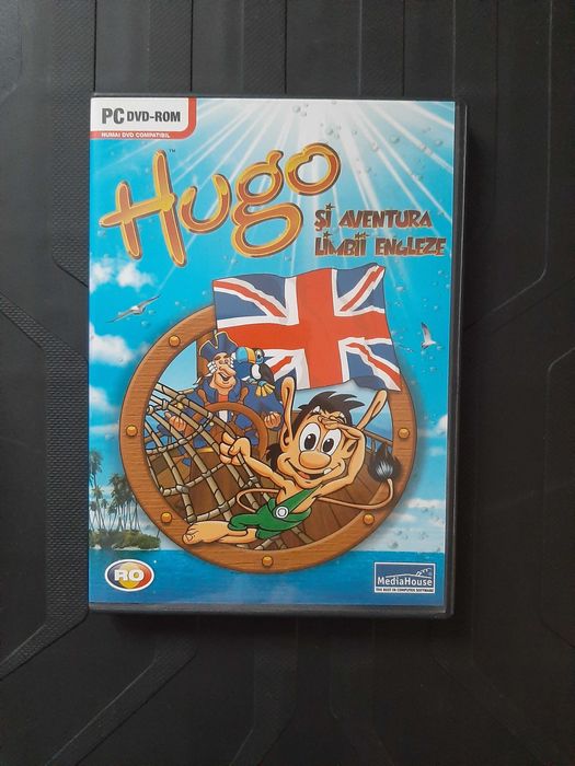 Joc pc dvd-rom  hugo și  aventura limbii engleze