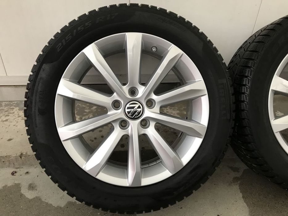 Jante Roti 17 VW Passat B8 Skoda Superb T Roc anvelope 215 55 R17 M+S