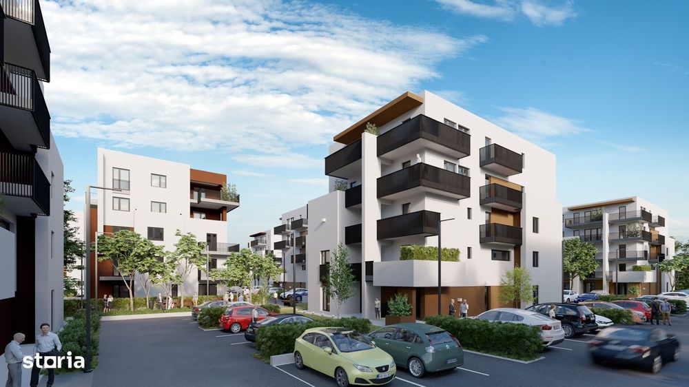 Apartament 2 camere cu gradina- Faza 3  Romanescu Park Residence