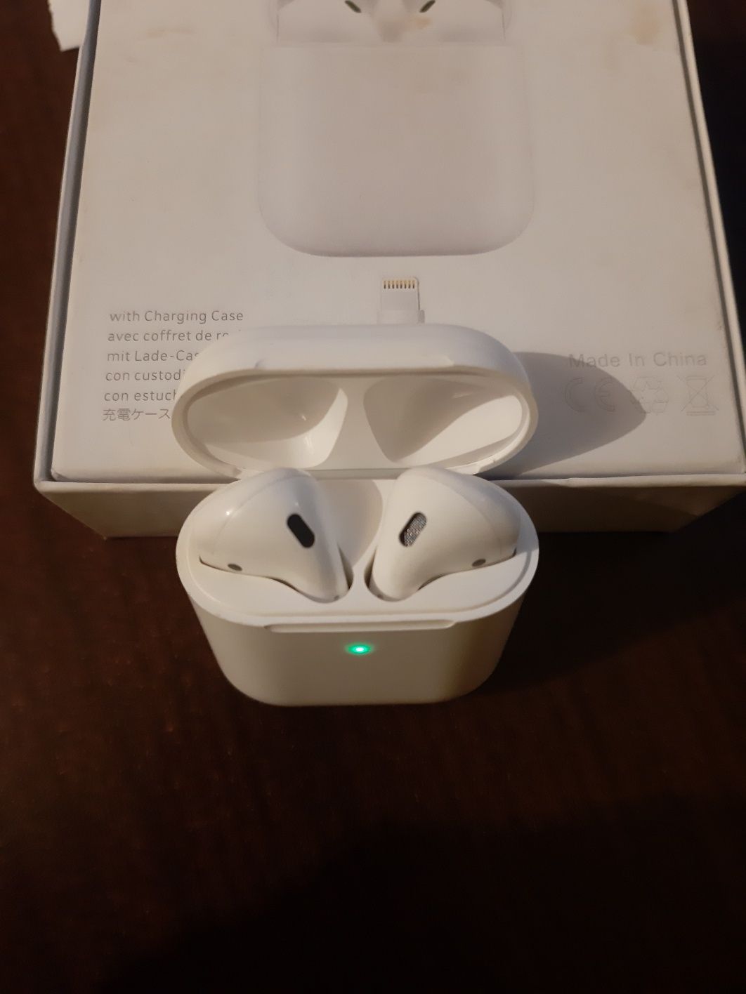 Casti earpods, Bluetooth 5.0, Control tactil, Microfon incorporat