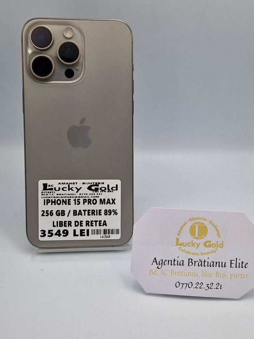 Iphone 15 Pro Max 256 Bat 89 cod 16360