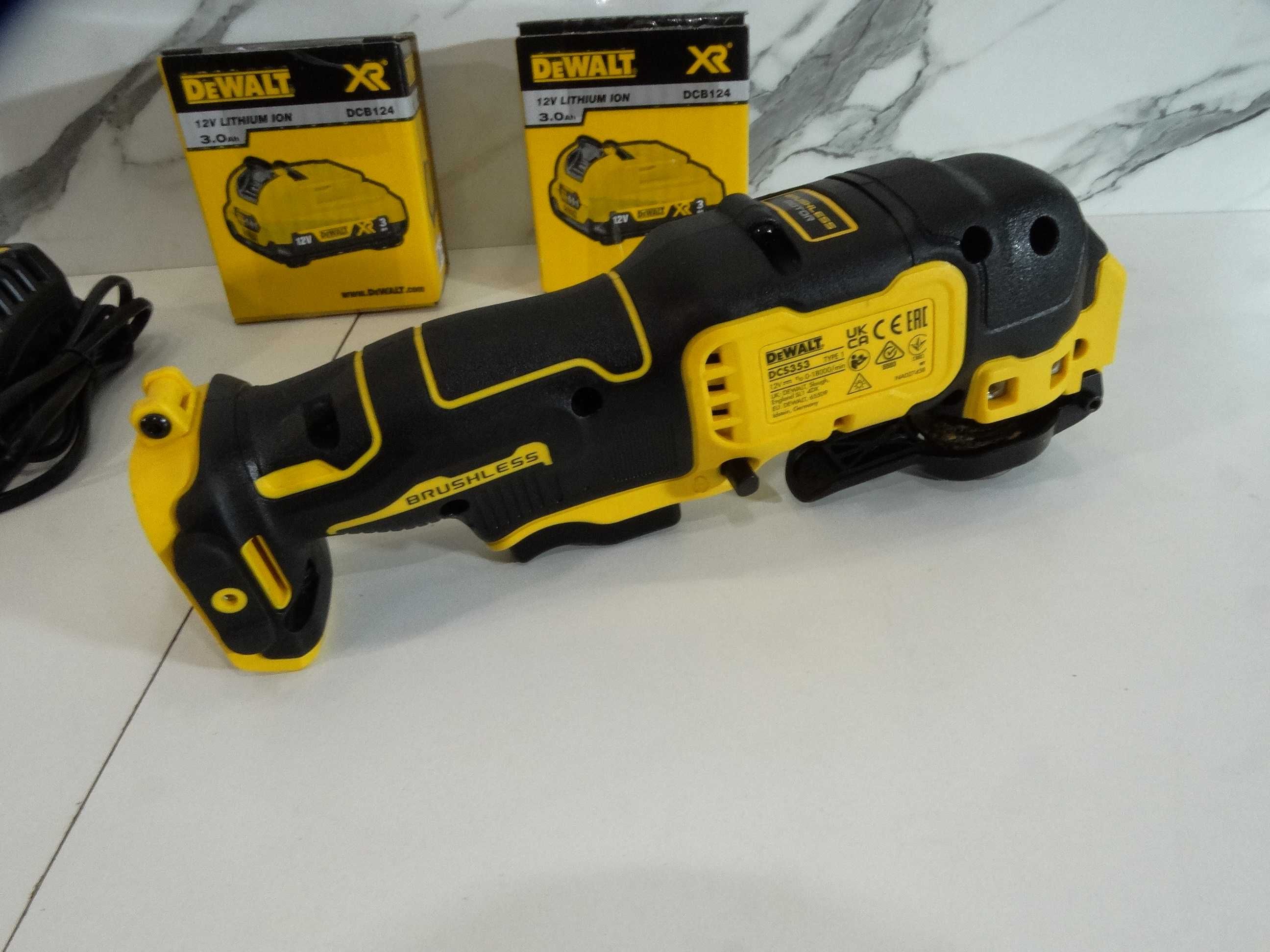 Dewalt DCS 353 / 2 x 3.0 Ah - Компактен мултишлайф