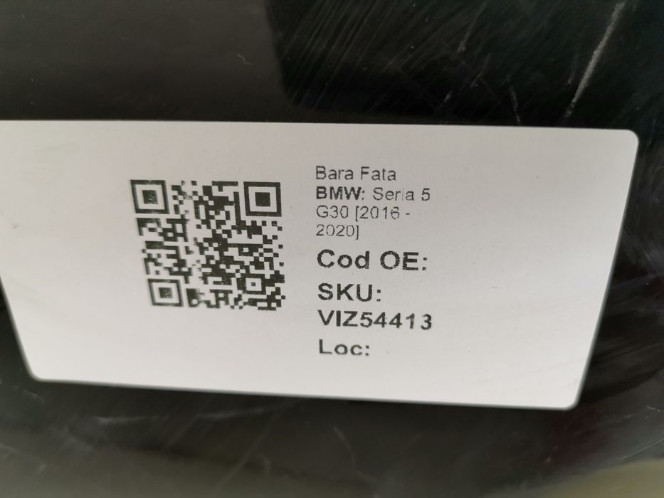 Предна броня BMW Серия 5 G30 / BMW Seria 5 G30 Оригинална, в добро със