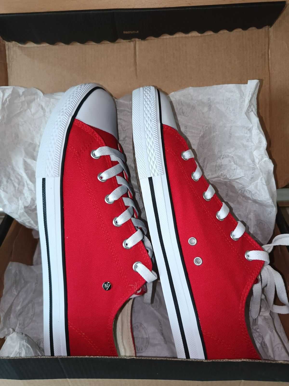 Мъжки кецове, Dunlop,  червени, нови