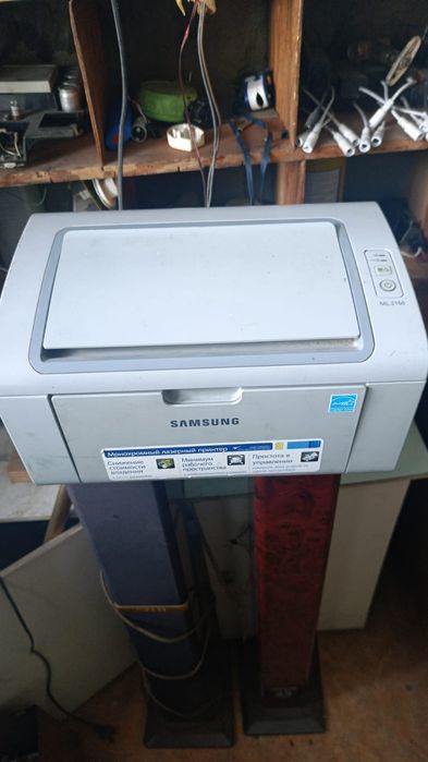 Принтер лазерный Samsung ML-2160 +новый картридж