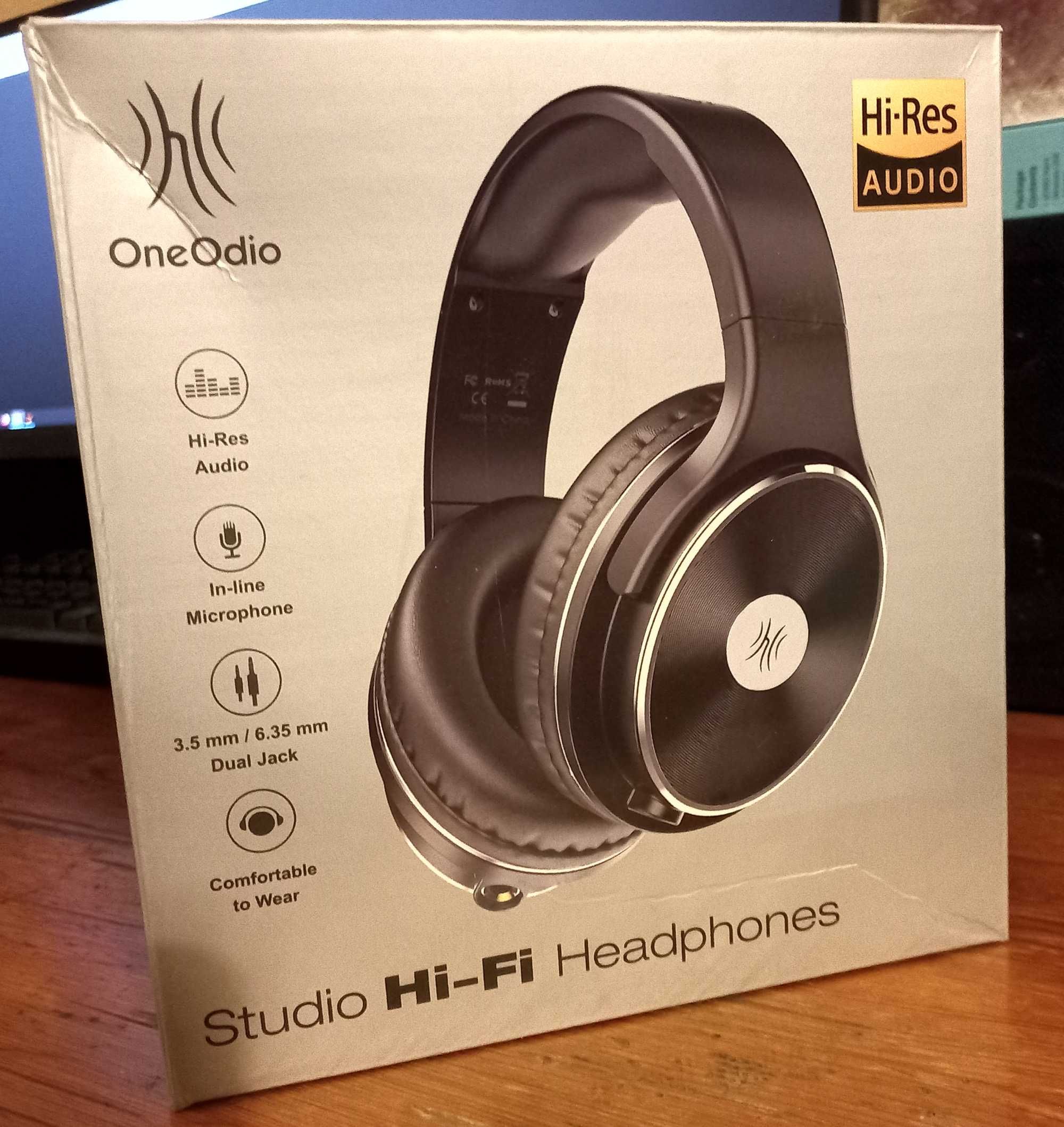 Oneodio Studio HIFI 3.5/6.35mm Wired Headphones Professional