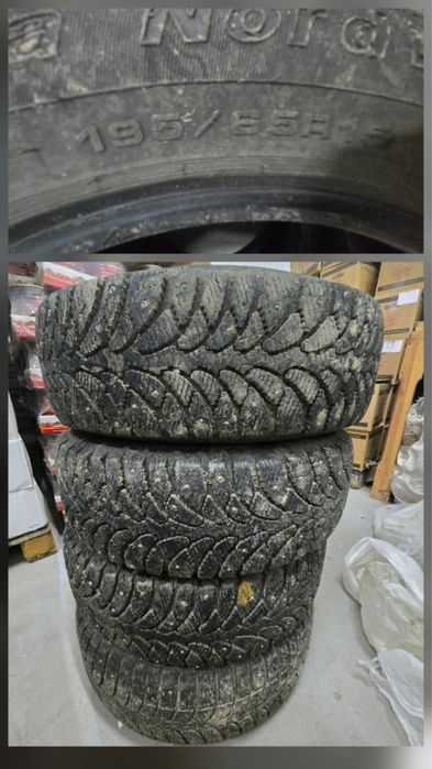 Комплект Зимних шин с шипами Р15
