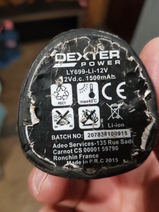 Vand incarcator+baterie Dexter