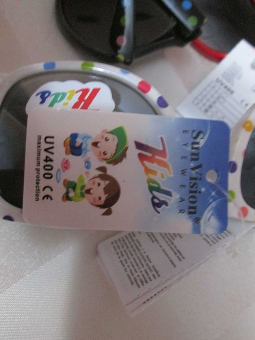 Разпродажба-3 броя нови детски слънчеви очила, UV 400