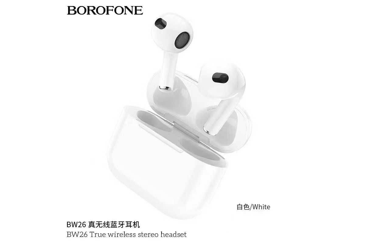 C ДОСТАВКОЙ! Borofone BW26  - Наушники AirPods 3(фирменный)